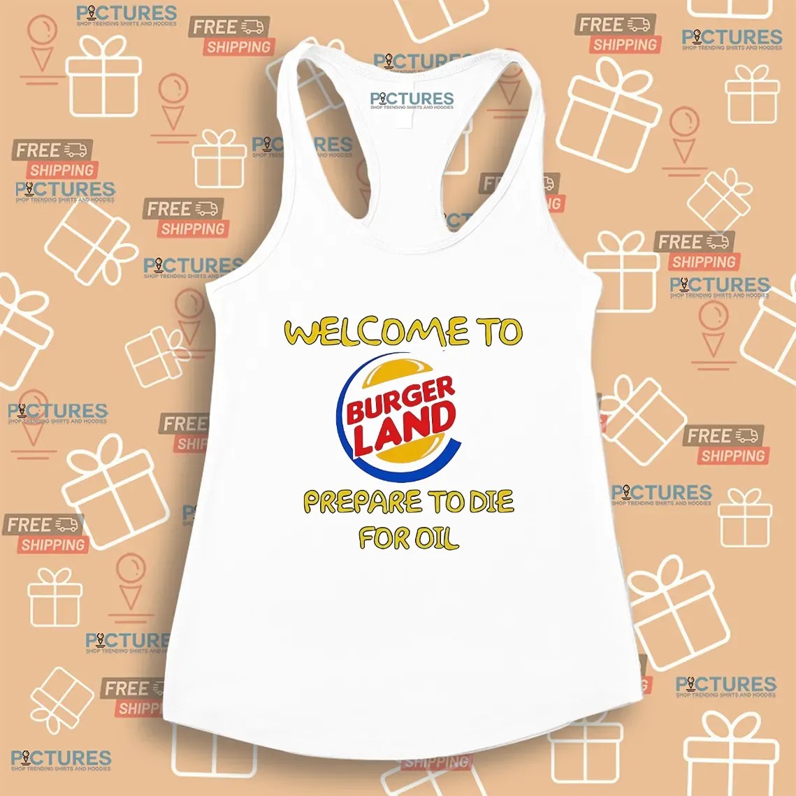 Welcome To Burger Land Prepare To Die For Oil T Shirt