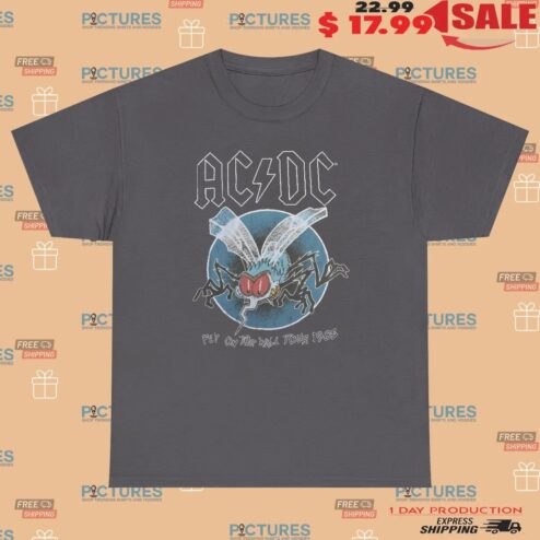William Zabka Wearing Acdc Fly On The Wall Tour 1985 T Shirt