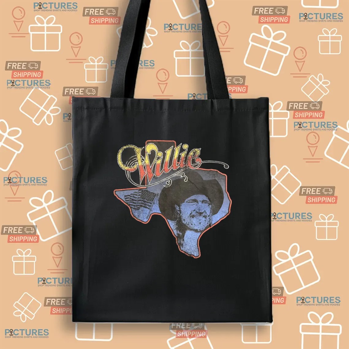 Willie Nelson Texas Vintage T Shirt
