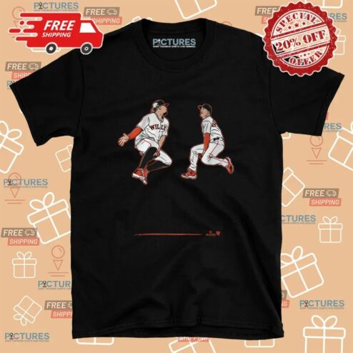 Willy Adames and Mike Yastrzemski Mad Hops T Shirt
