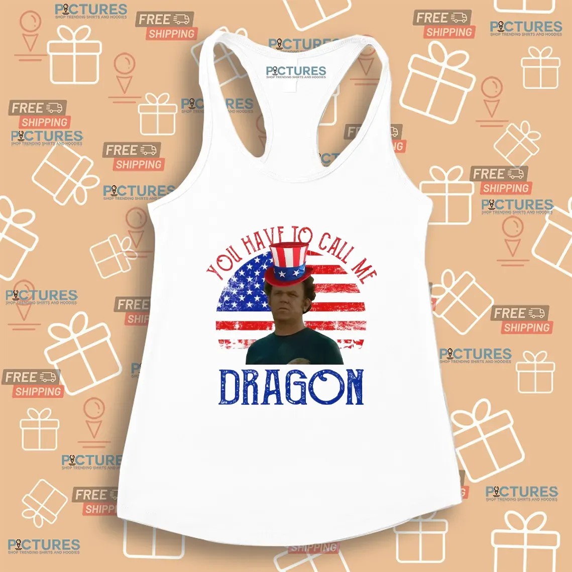 You Have To Call Me Dragon Step Brothers Couple 4th Of July T Shirt