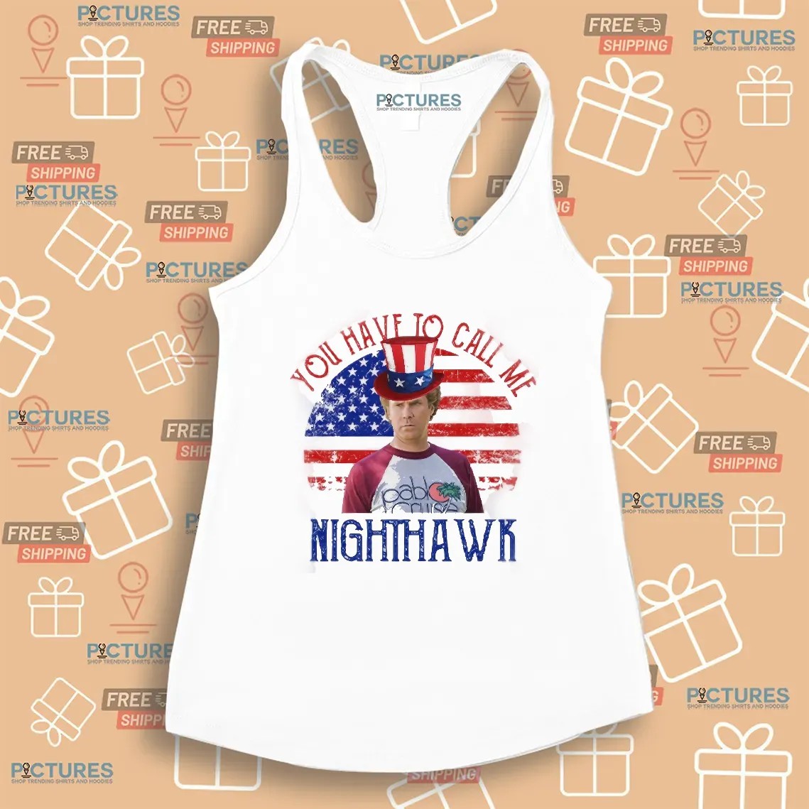 You Have To Call Me Nighthawk Step Brothers Couple 4th Of July T Shirt