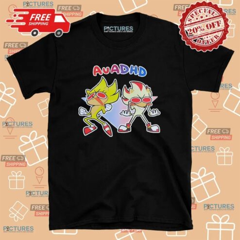 AUADHD Sonic And Autism Shadow T Shirt