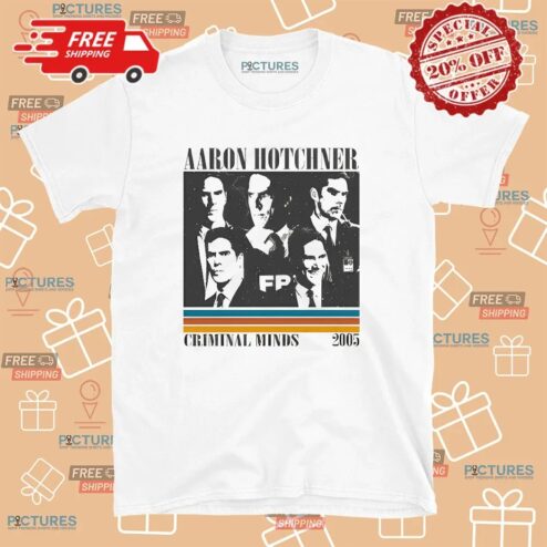 Aaron Hotch Criminal Minds FBI Cast Vintage TV Show T Shirt