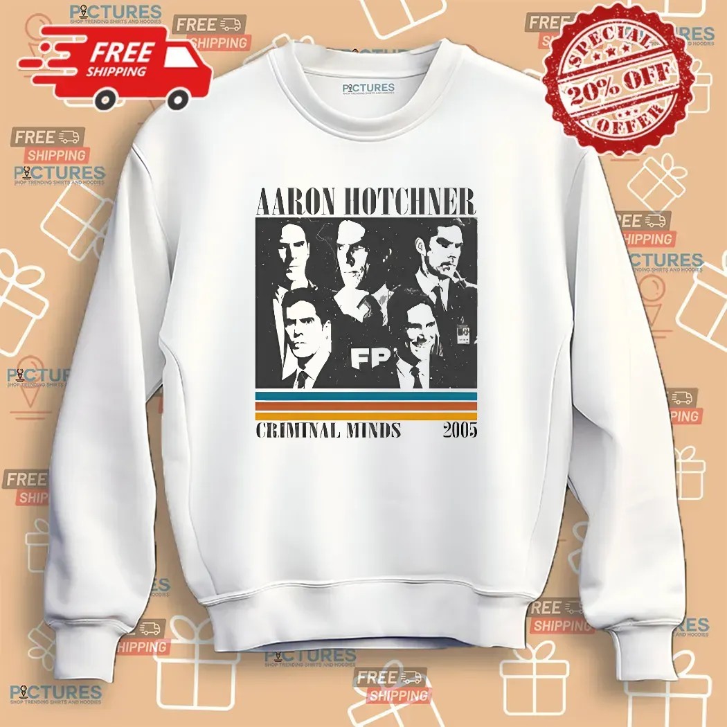 Aaron Hotch Criminal Minds FBI Cast Vintage TV Show T Shirt