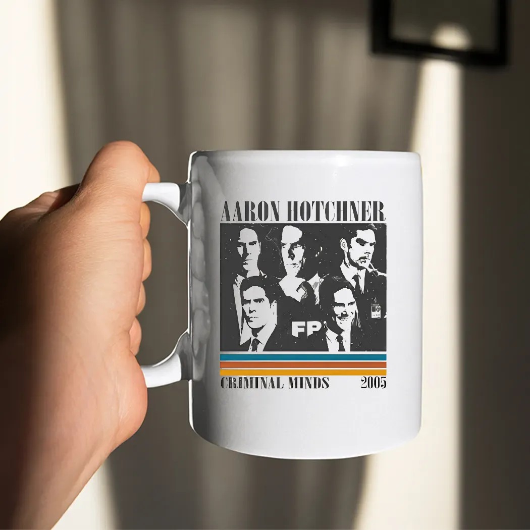 Aaron Hotch Criminal Minds FBI Cast Vintage TV Show T Shirt