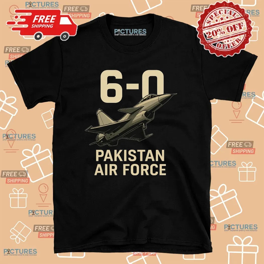 Abdul Qayyum Siddiqui Wearing 6-0 Pakistan Air Force T Shirt