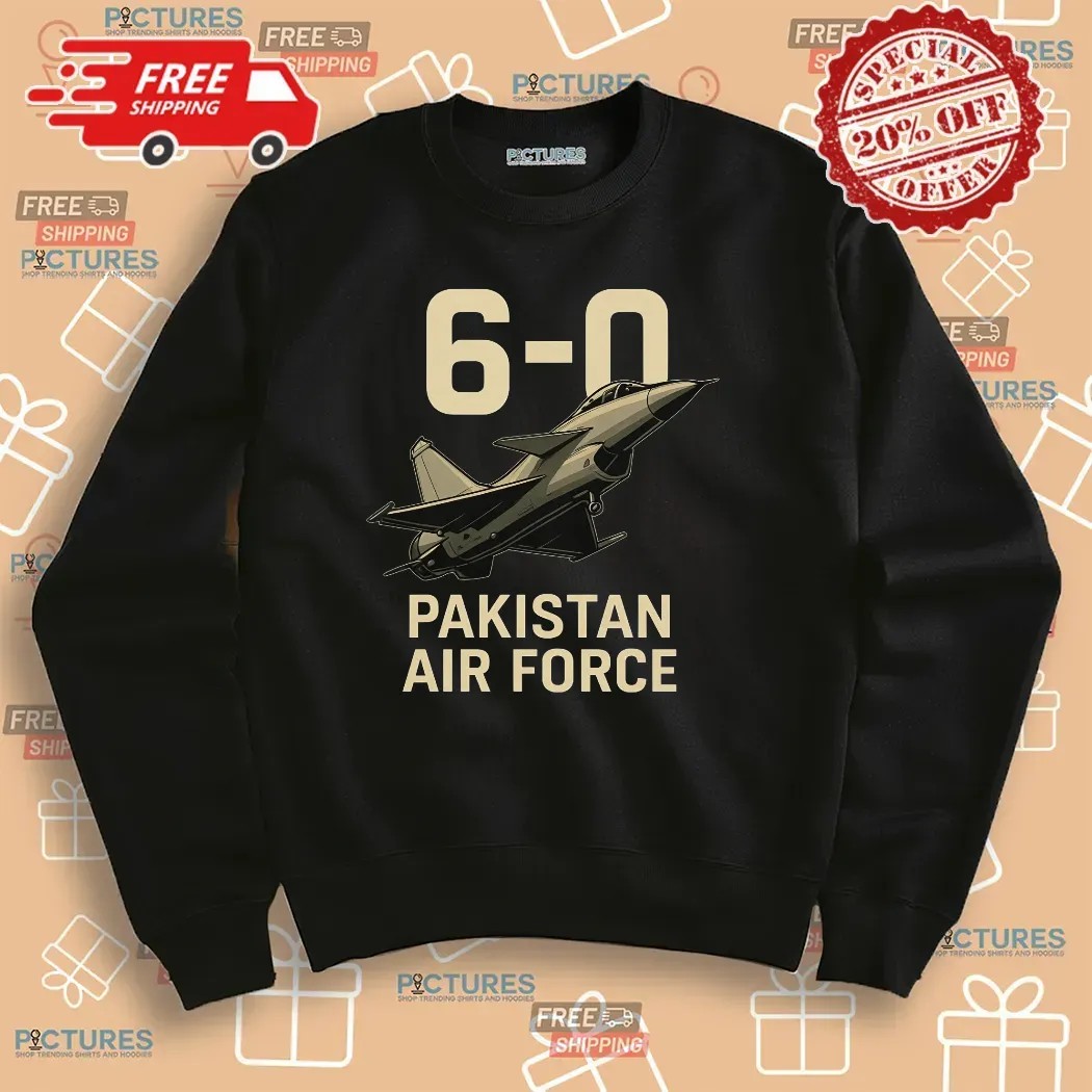 Abdul Qayyum Siddiqui Wearing 6-0 Pakistan Air Force T Shirt