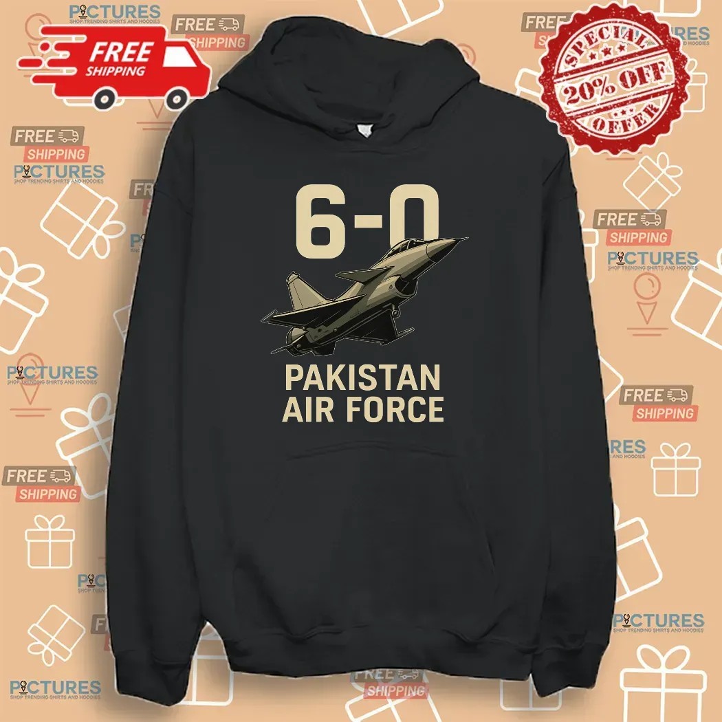 Abdul Qayyum Siddiqui Wearing 6-0 Pakistan Air Force T Shirt
