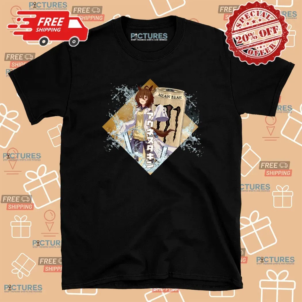 Agnes Tachyon Uma Musume Monster Energy Mean Bean Mashup T Shirt