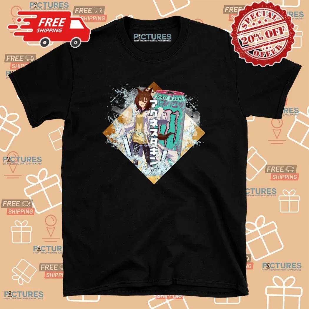 Agnes Tachyon Uma Musume Monster Energy Ultra Vice Zero Sugar Mashup T Shirt