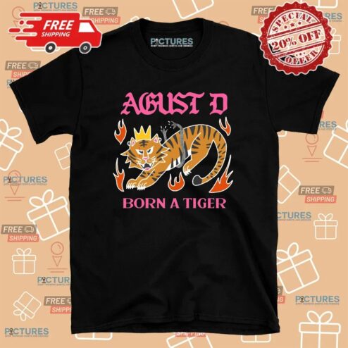 Agust D Born A Tiger Tour I'm A King I'm A Boss T Shirt