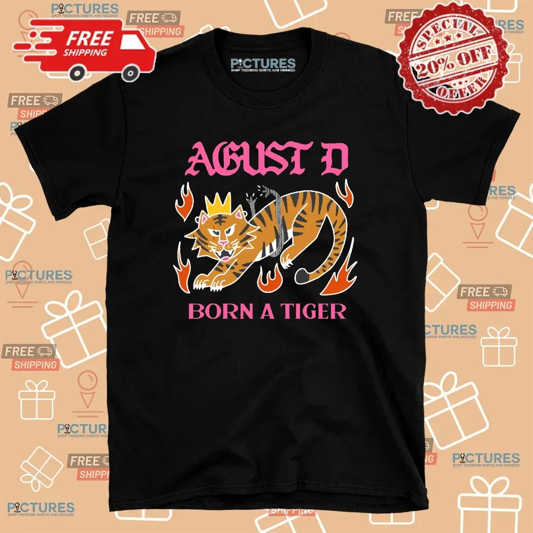 Agust D Born A Tiger Tour I'm A King I'm A Boss T Shirt