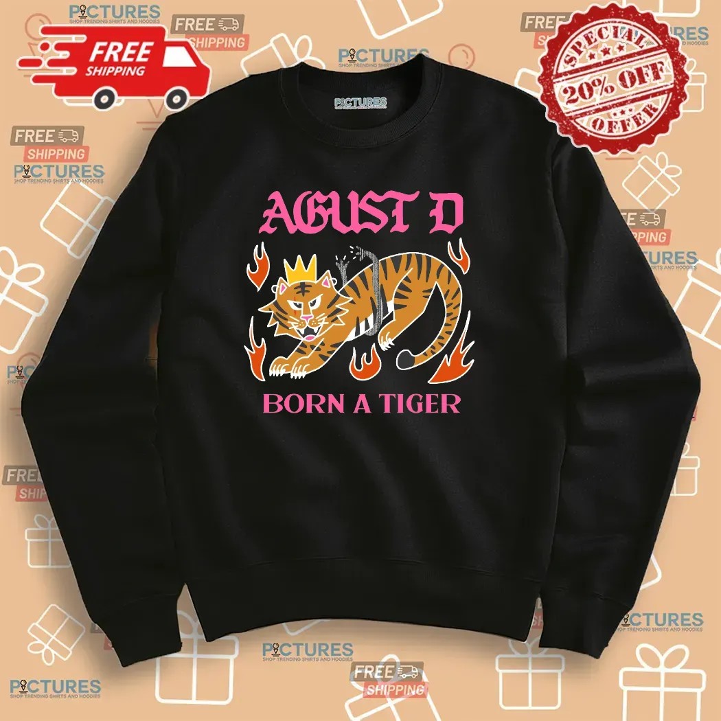 Agust D Born A Tiger Tour I'm A King I'm A Boss T Shirt