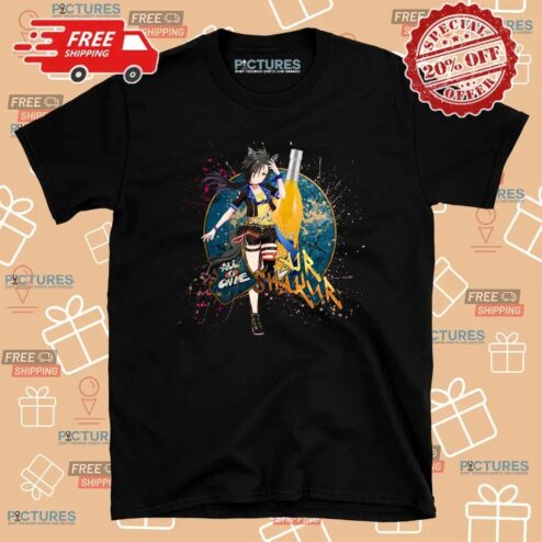Air Shakur Uma Musume Pretty Derby Alizé Gold Drink Anime Mashup T Shirt
