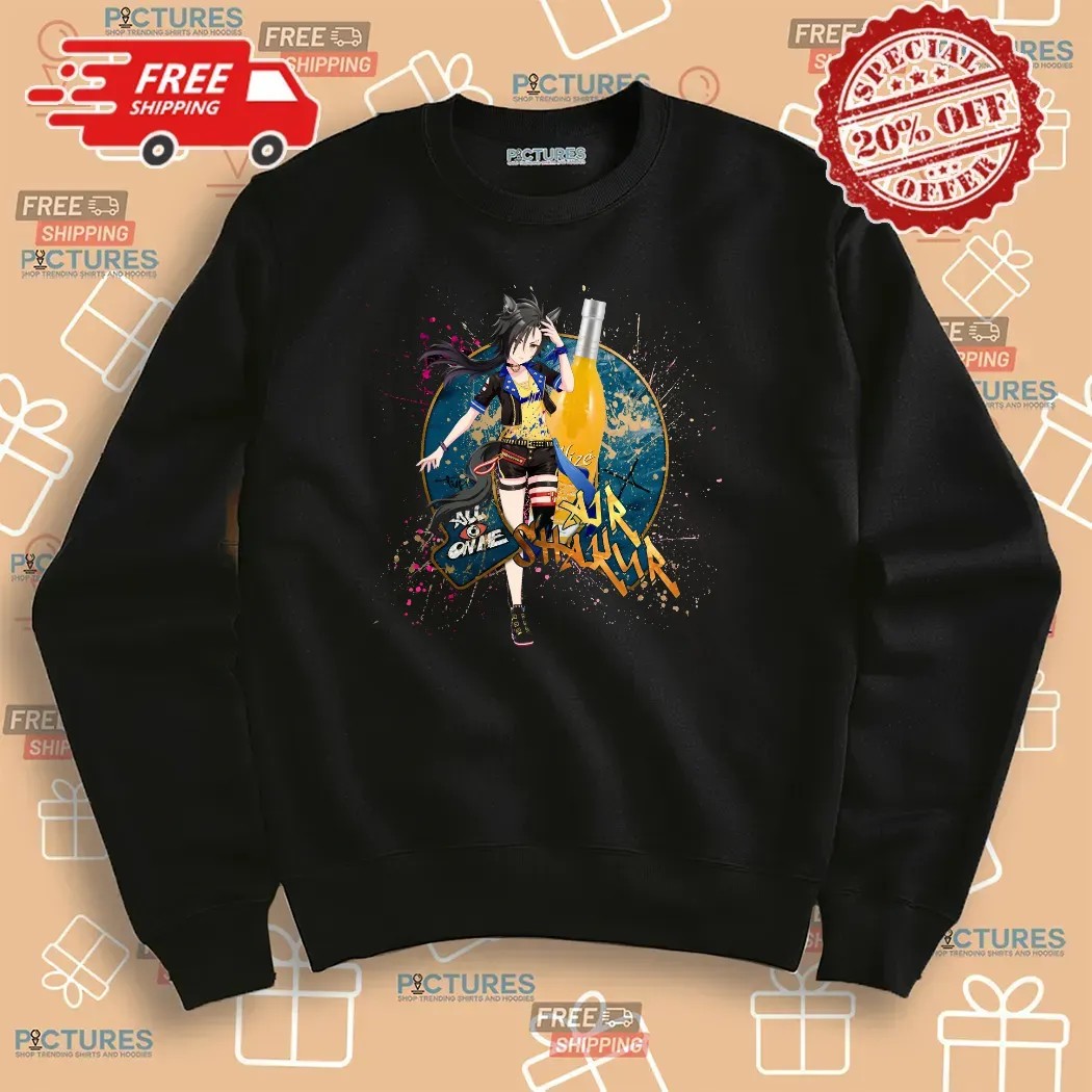 Air Shakur Uma Musume Pretty Derby Alizé Gold Drink Anime Mashup T Shirt