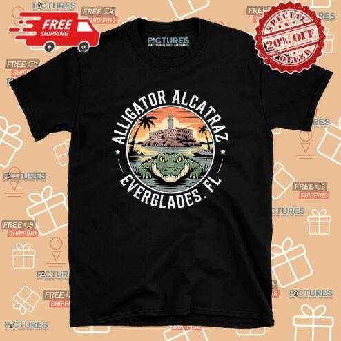 Alligator Alcatraz Everglades FL T Shirt