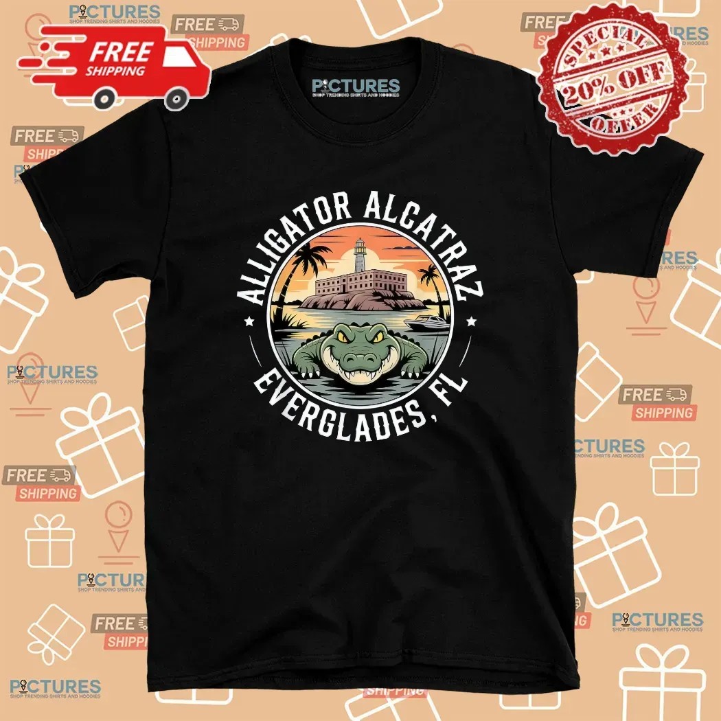 Alligator Alcatraz Everglades FL T Shirt