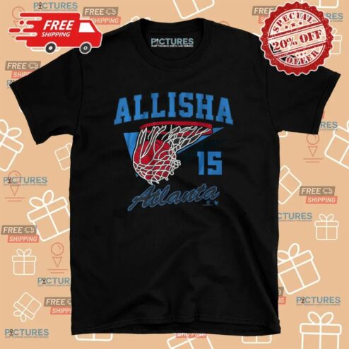 Allisha Gray 15 Atlanta Dream Basketball Retro Swish T Shirt
