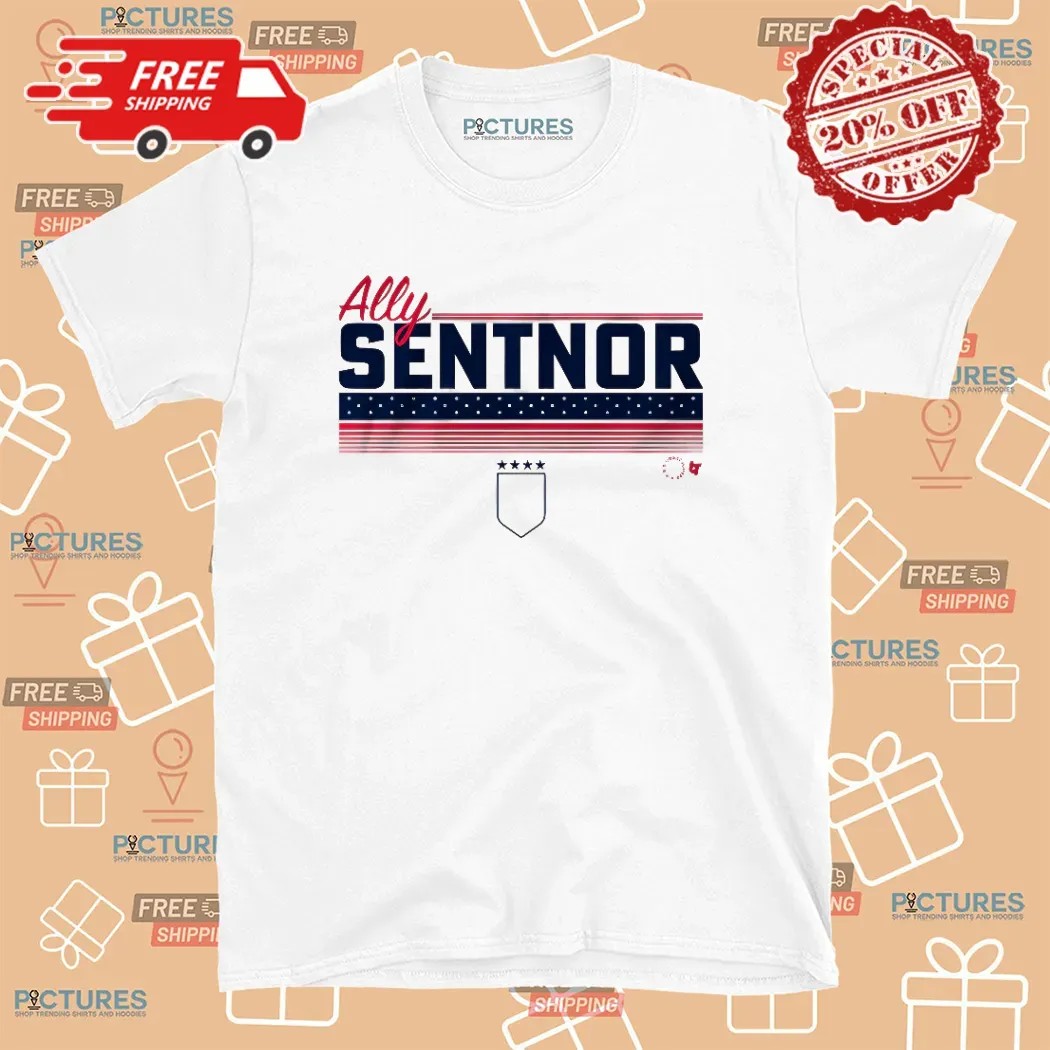 Ally Sentnor Stripe USWNTPA T Shirt