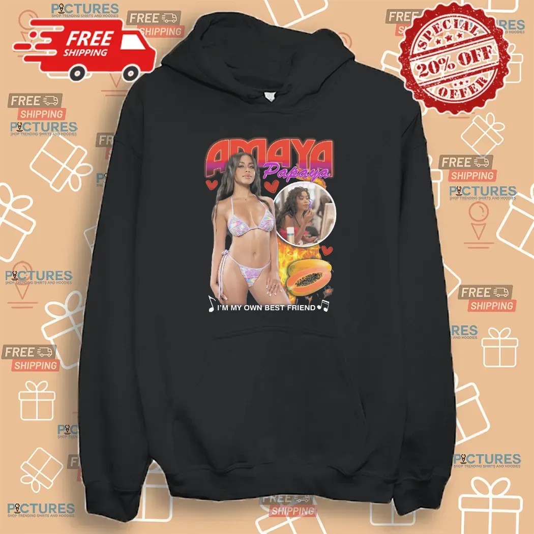 Amaya Papaya I'm My Own Best Friend Vintage Bootleg T Shirt