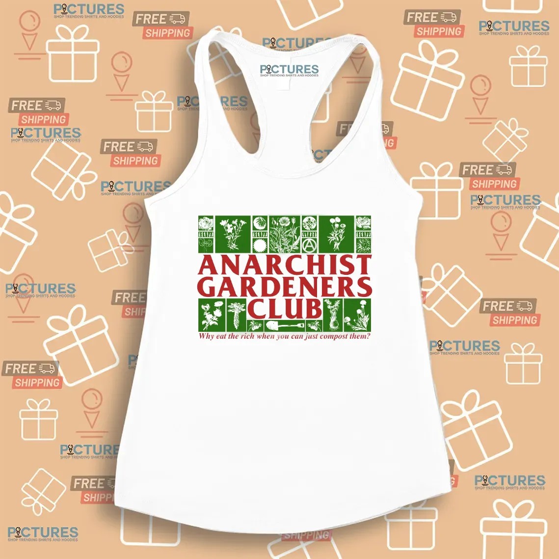 Anarchist Gardeners Club Why Eat The Rich When You Can Just Compost Them T Shirt