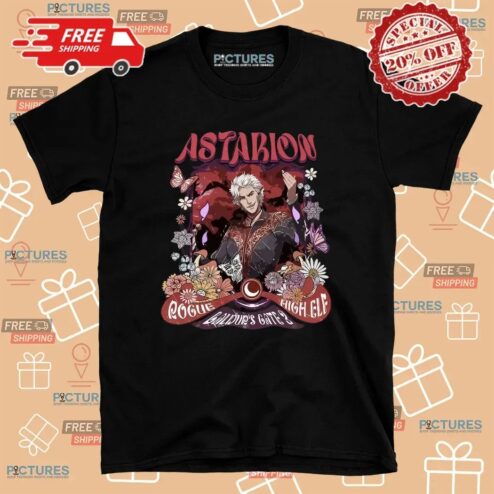 Astarion Rogue High Elf Baldurs Gate 3 Gift For Gamer T Shirt