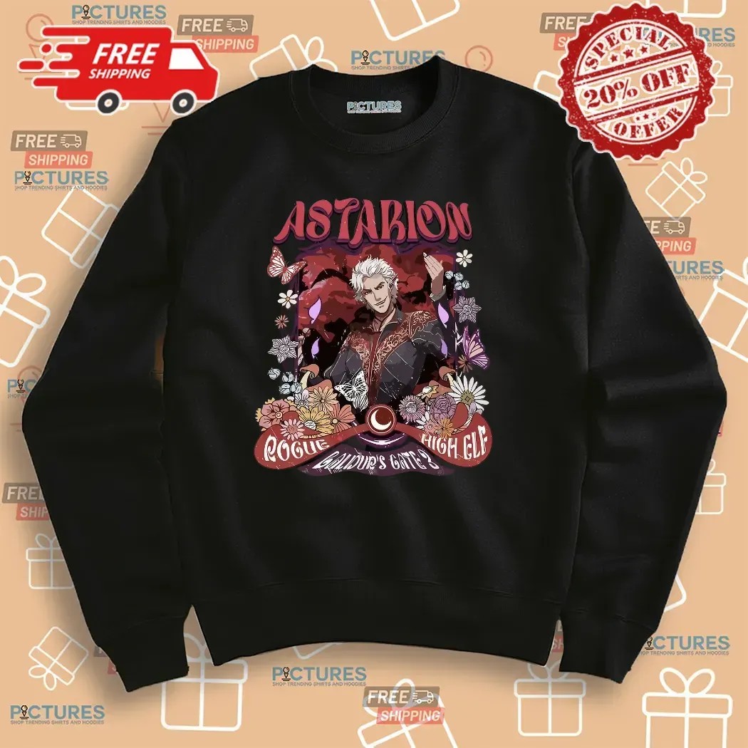 Astarion Rogue High Elf Baldurs Gate 3 Gift For Gamer T Shirt