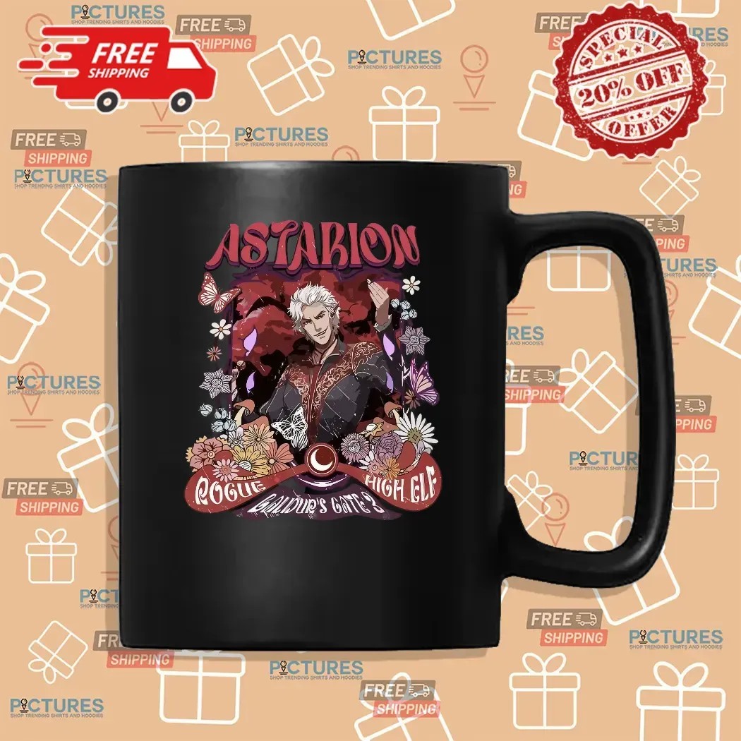 Astarion Rogue High Elf Baldurs Gate 3 Gift For Gamer T Shirt