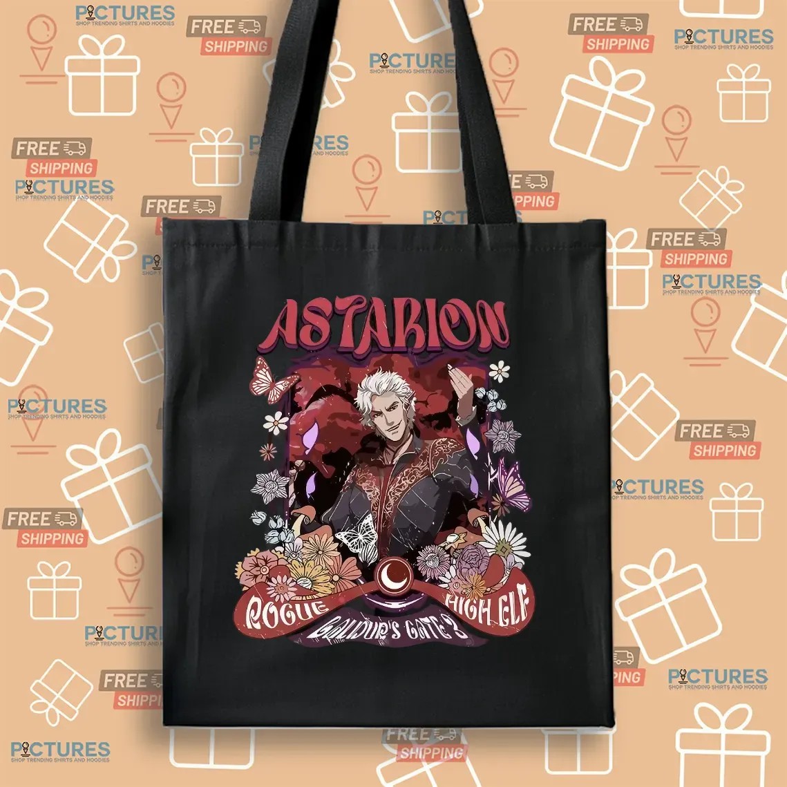 Astarion Rogue High Elf Baldurs Gate 3 Gift For Gamer T Shirt