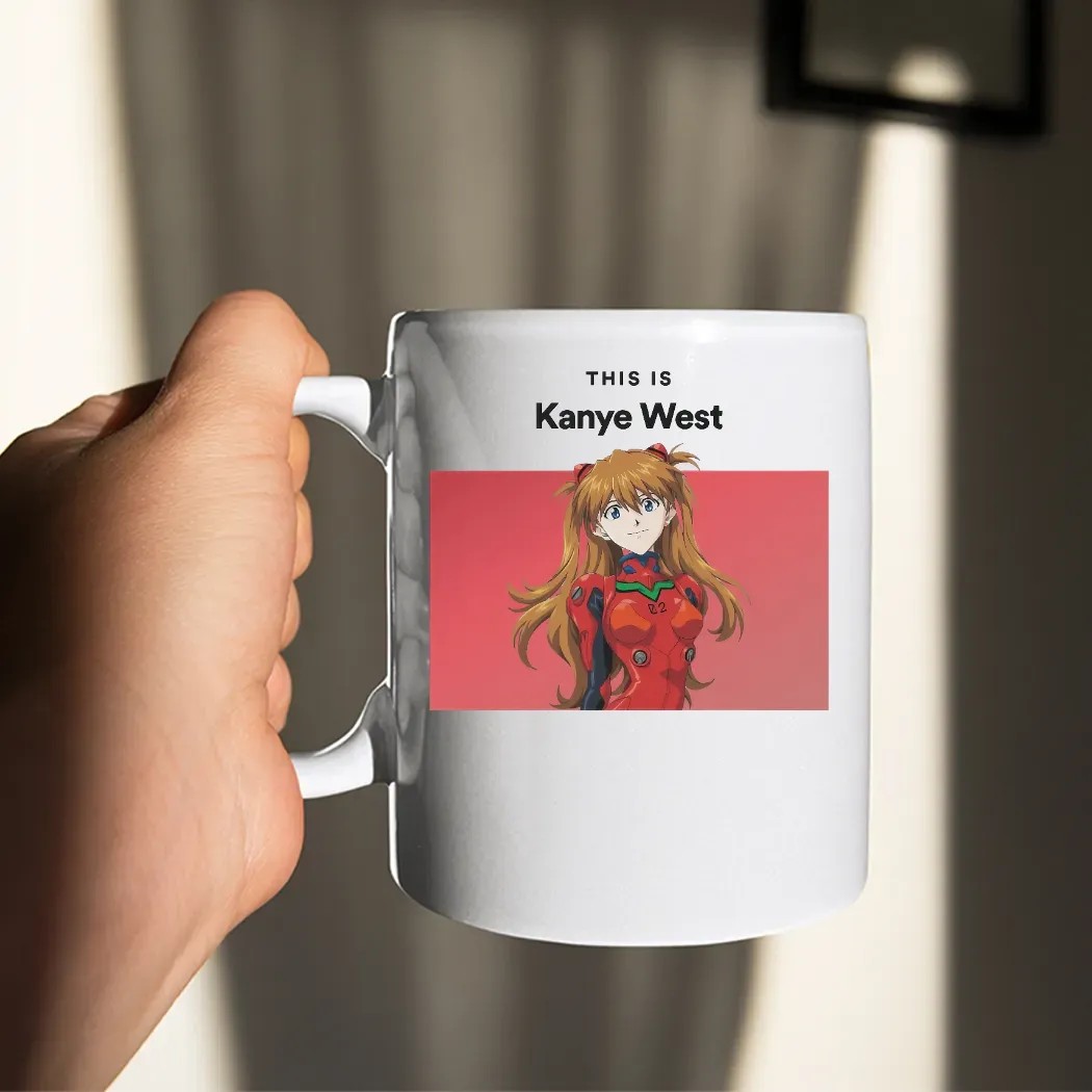 Asuka Langley This Is Kanye West Neon Genesis Evangelion Meme T Shirt
