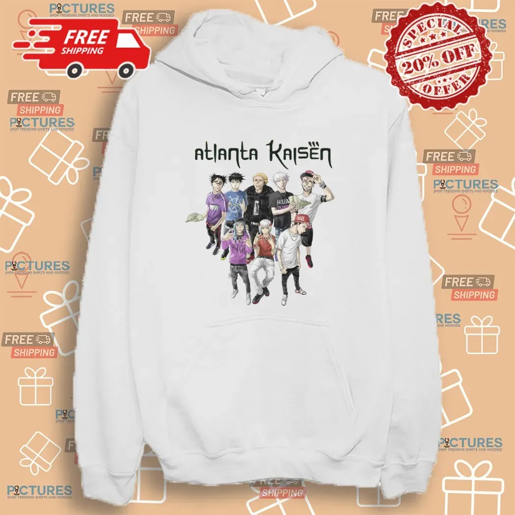 Atlanta Kaisen Jujutsu Kaisen Gojo Itadori Anime Crossover T Shirt