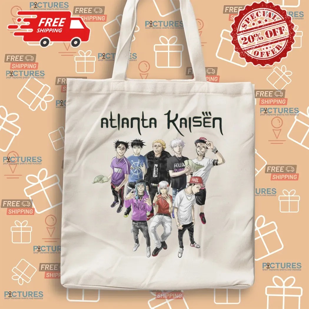 Atlanta Kaisen Jujutsu Kaisen Gojo Itadori Anime Crossover T Shirt