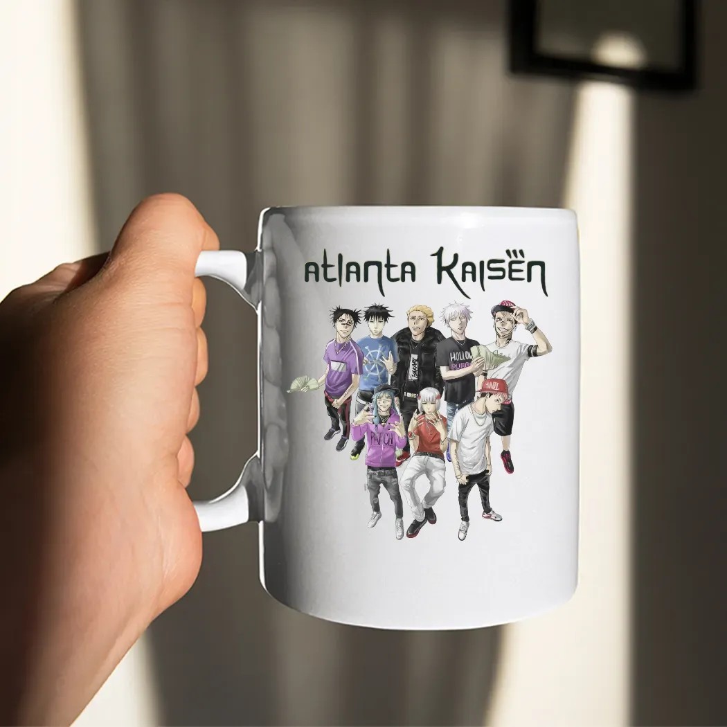 Atlanta Kaisen Jujutsu Kaisen Gojo Itadori Anime Crossover T Shirt