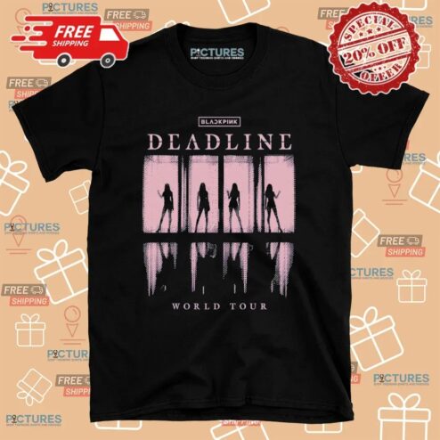 BLACKPINK Deadline World Tour 2025 BLACKPINK in Your Area Graffiti Concert T Shirt