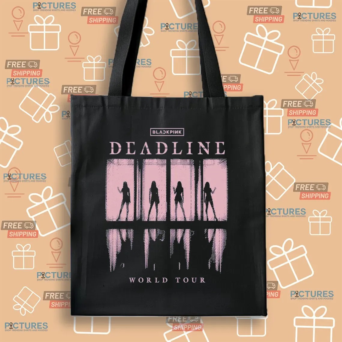 BLACKPINK Deadline World Tour 2025 BLACKPINK in Your Area Graffiti Concert T Shirt
