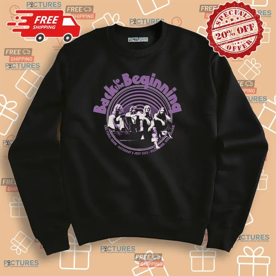 Back To The Beginning The Final Show Saturday 5 July Event T Shirt