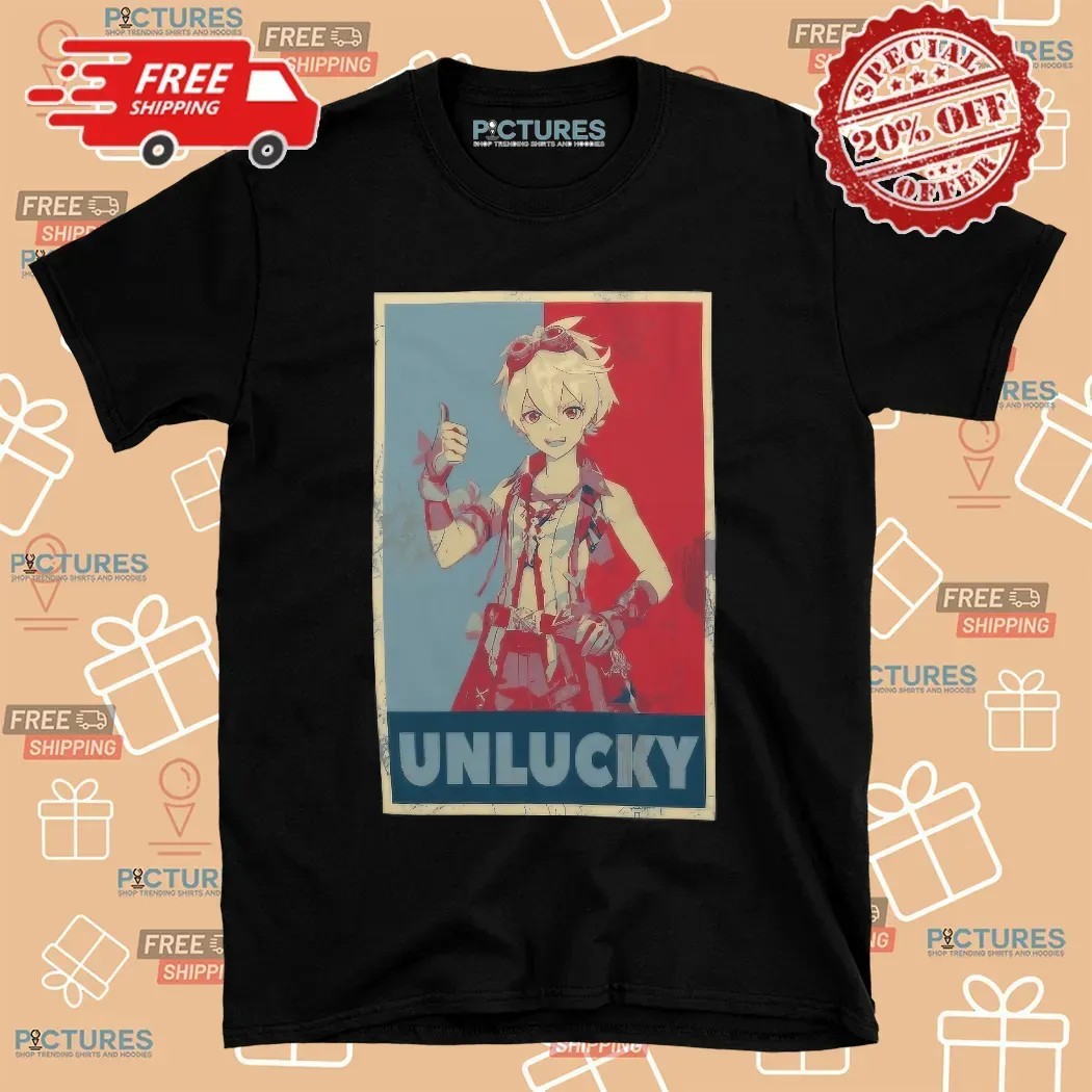 Bennett Genshin Impact Unlucky Thumbs Up Hope Style Colours T Shirt
