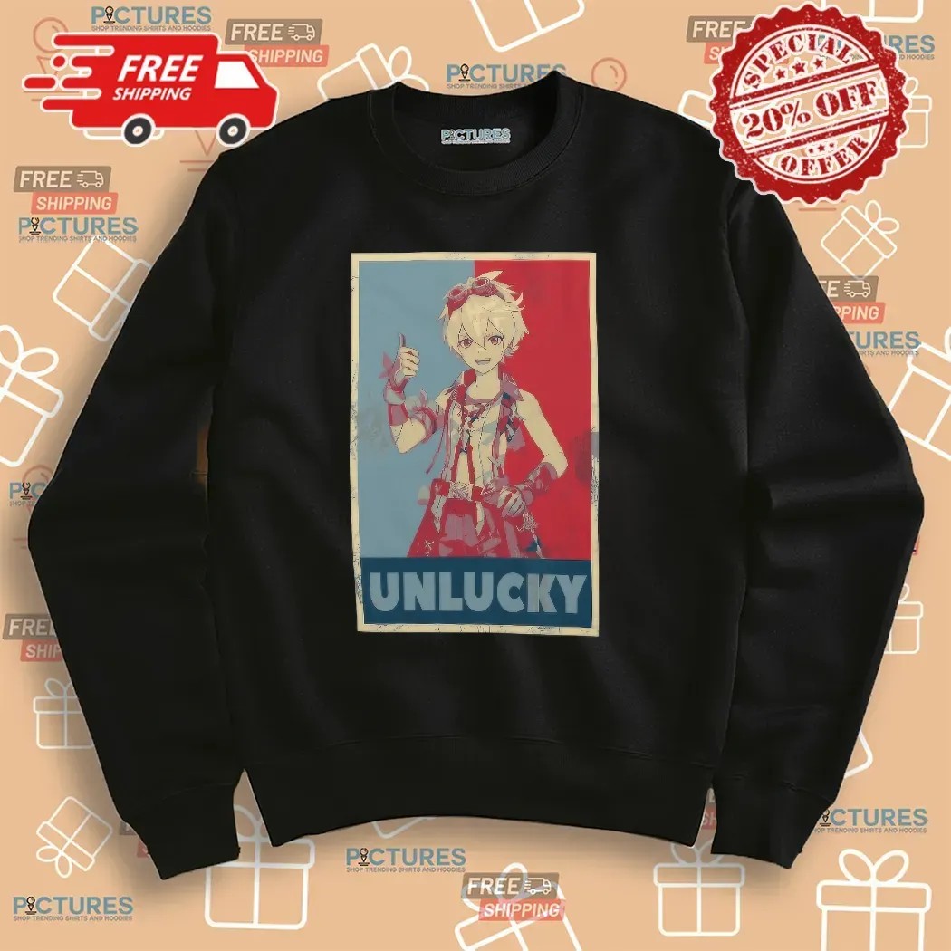 Bennett Genshin Impact Unlucky Thumbs Up Hope Style Colours T Shirt