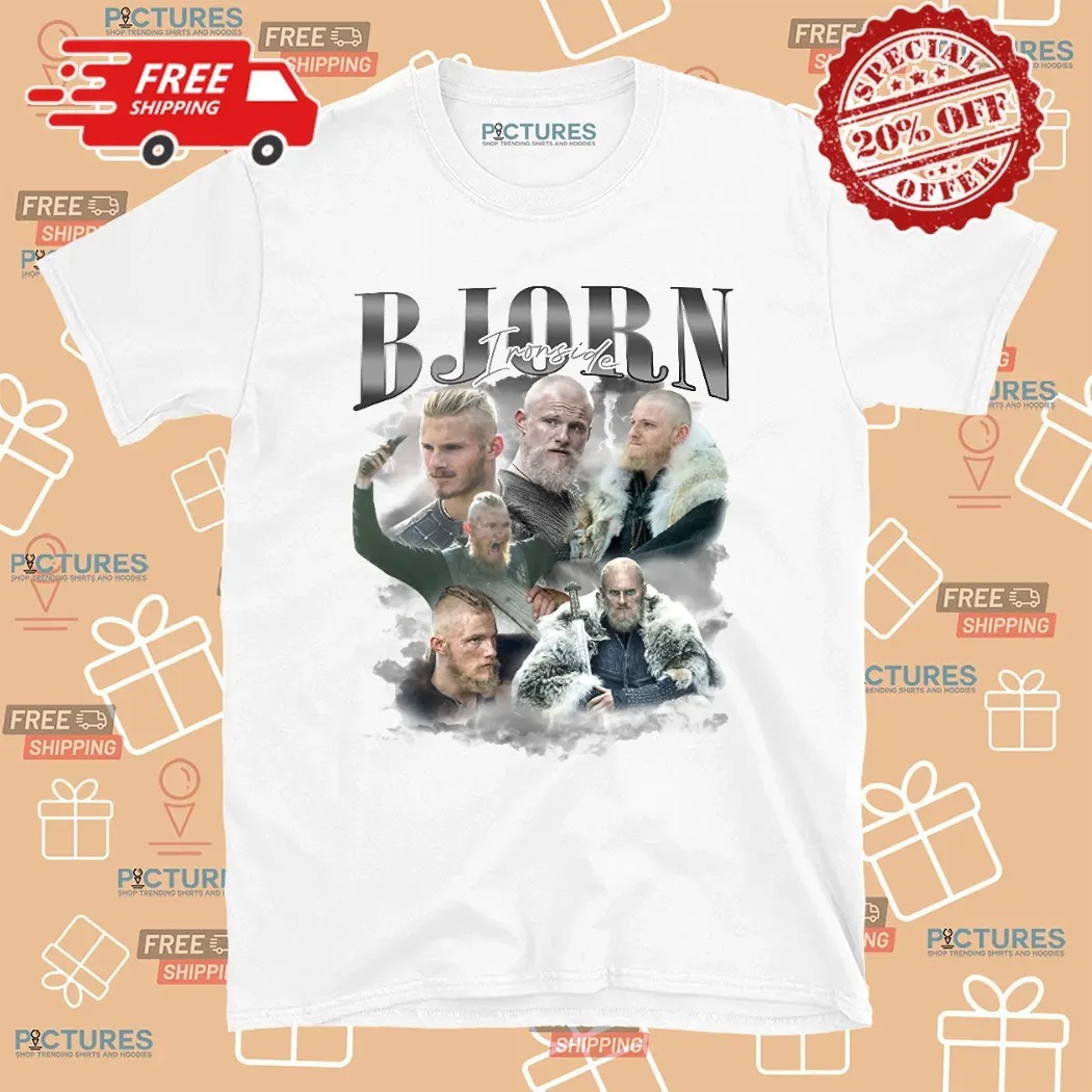 Bjorn Ironside Retro Bootleg T Shirt