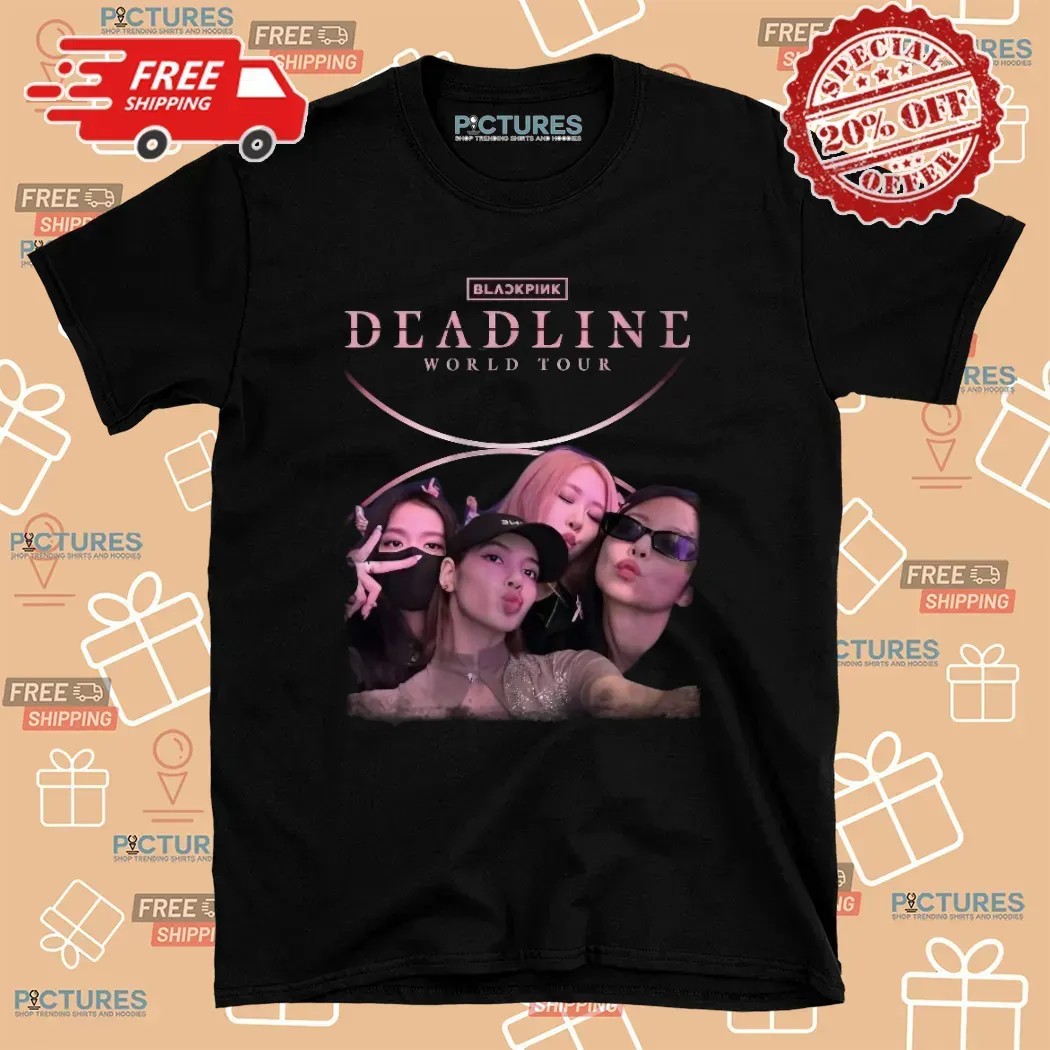 BlackPink Deadline Tour 2025 Selfie T Shirt