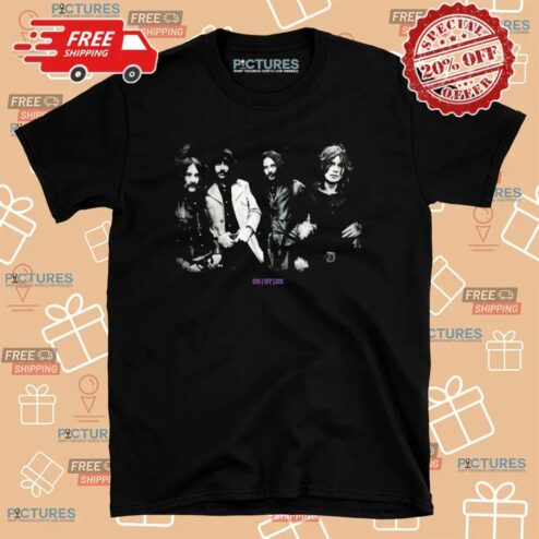 Black Sabbath Band Photo  The Final Show 5 July Event T Shirt