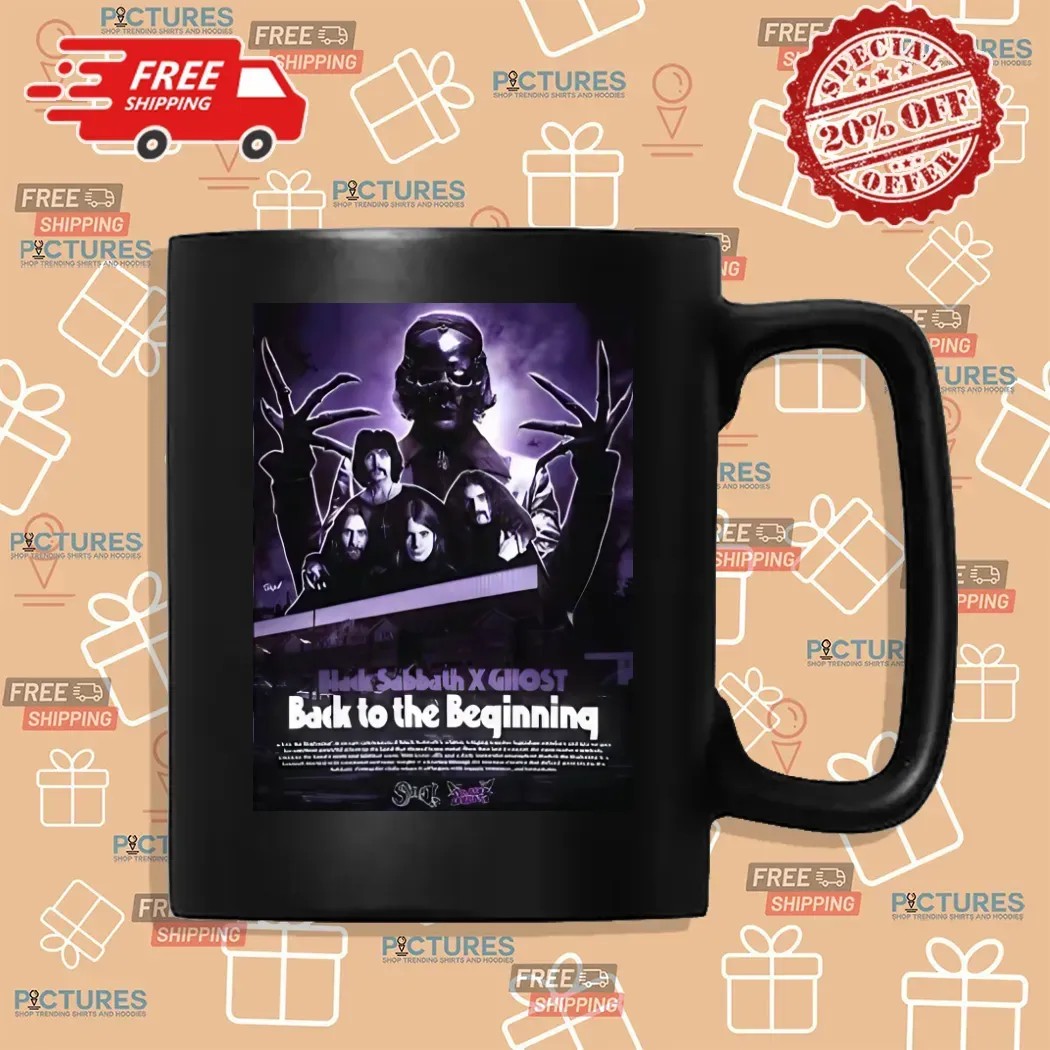 Black Sabbath Ghost Back To The Beginning Show On July 5 2025 The Event Of The Century Poster T Shirt