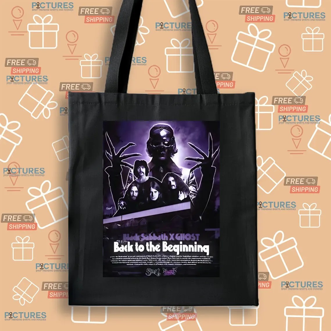 Black Sabbath Ghost Back To The Beginning Show On July 5 2025 The Event Of The Century Poster T Shirt