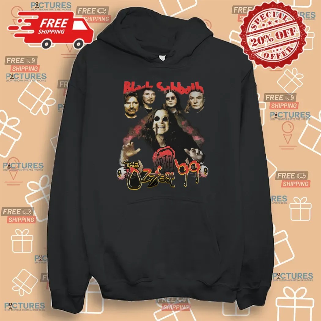 Black Sabbath The Ozzfest 1999 Ozzy Osbourne Band Concert T Shirt