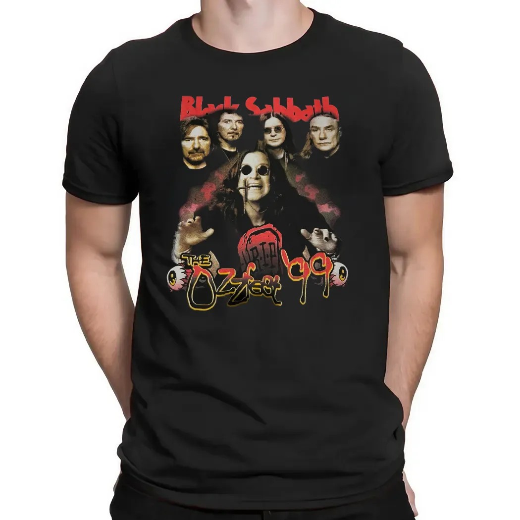 Black Sabbath The Ozzfest 1999 Ozzy Osbourne Band Concert T Shirt