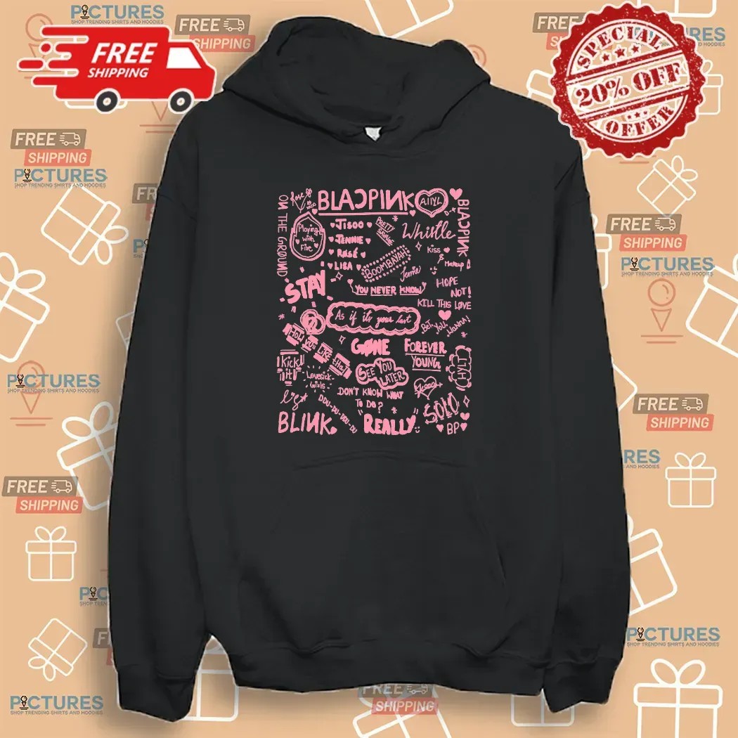 Blackpink Song List World Tour 2025 Kpop Fan Art T Shirt