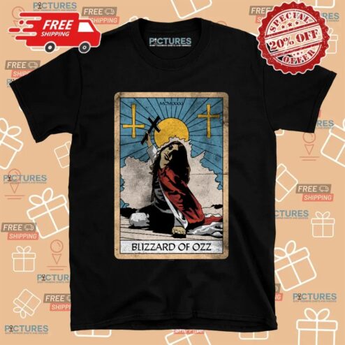 Blizzard Of Ozz Tarot Card Vintage T Shirt