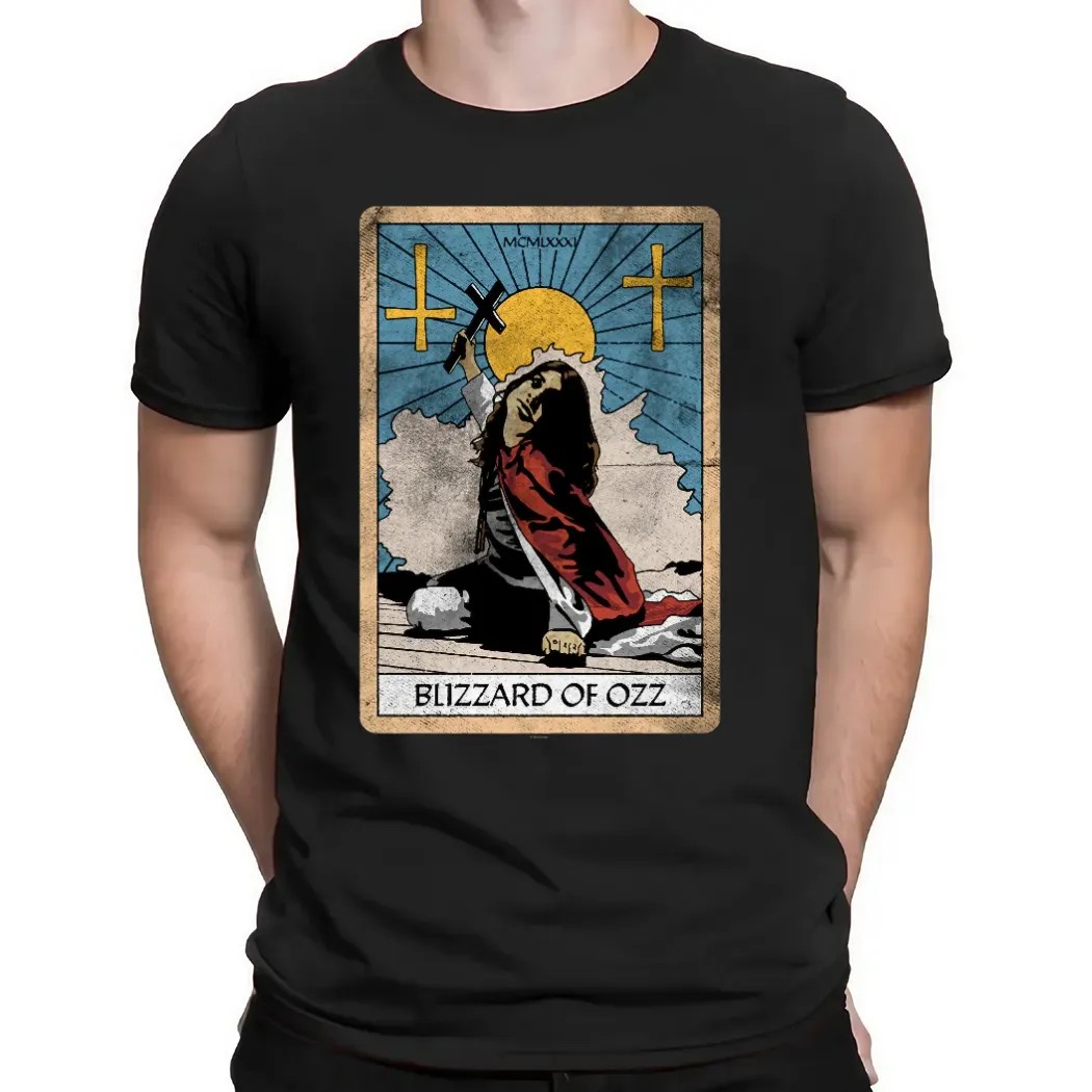 Blizzard Of Ozz Tarot Card Vintage T Shirt