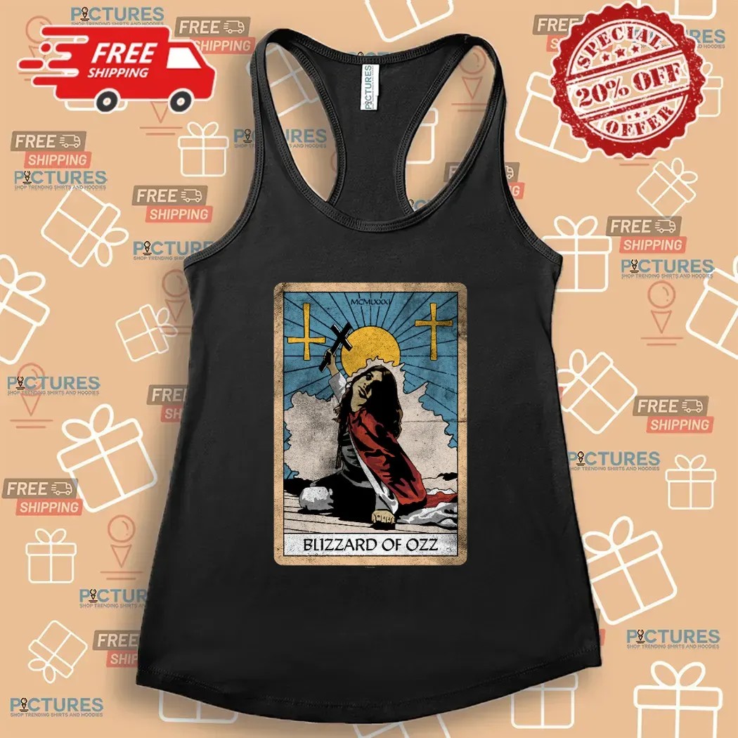 Blizzard Of Ozz Tarot Card Vintage T Shirt